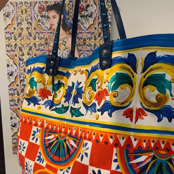 Dolce & Gabbana BEATRICE MAJOLICA bag & WALLET. - Picture 8 of 16